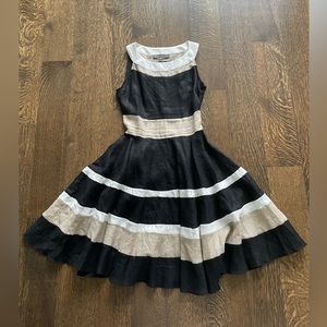 Sandro Ferrone linen cocktail dress